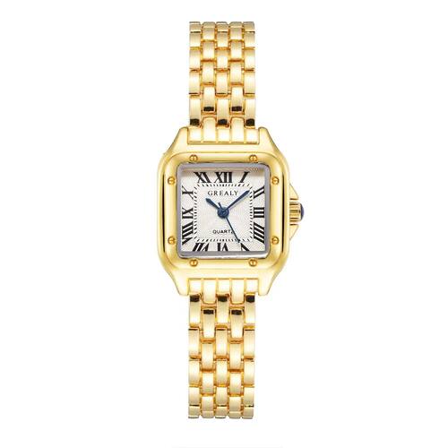 Women Watch Light Luxury Brand Business Gold Stainless - 图1