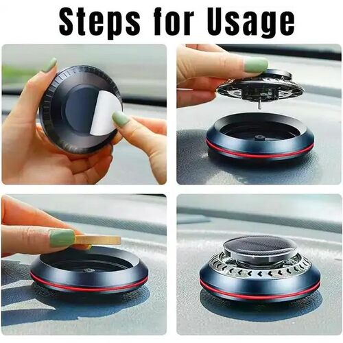 Car Microwave Molecular Solar Rotation Air Freshener - 图3