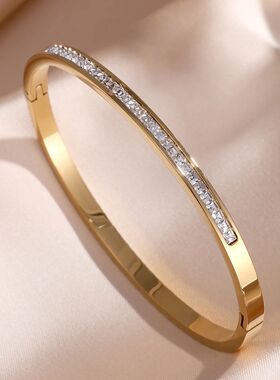 ZAKOL 5/1pcs Sparkling Zirconia Inlaid Stainless Steel