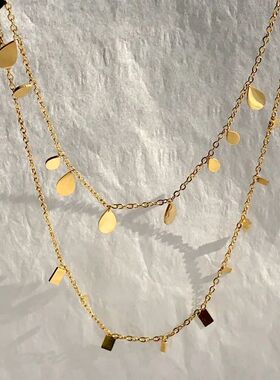 Teadop Cham Necklace, Stainless Steel Dangling Necklace ,