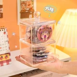 Акриловая коробка для хранения, прозрачный стенд, значок, защитный чехол, подвеска