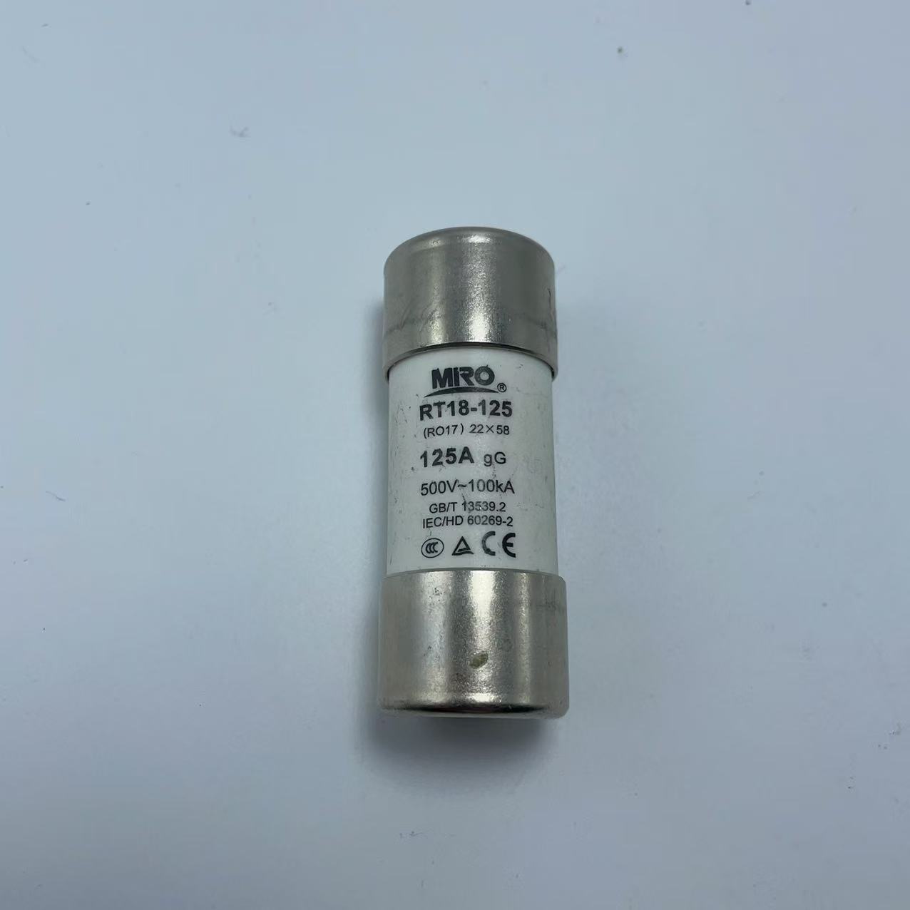 MRO茗熔熔断器保险丝 熔芯 RT18-125 RT14-63 R017 690V 22*58 - 图0