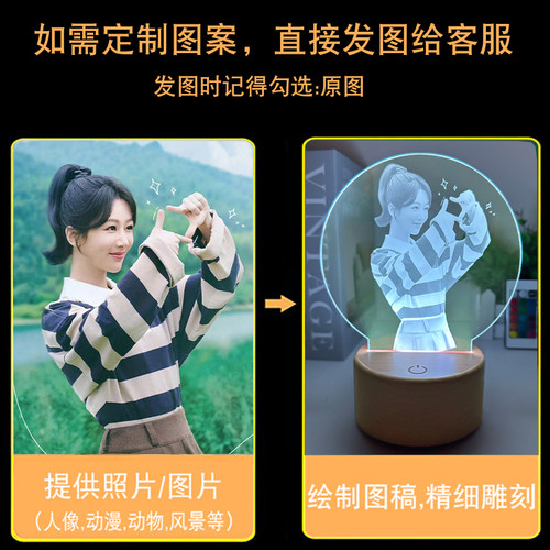 名侦探柯南周边立牌小夜灯工藤新一怪盗基德手办摆件模型生日礼物 - 图2