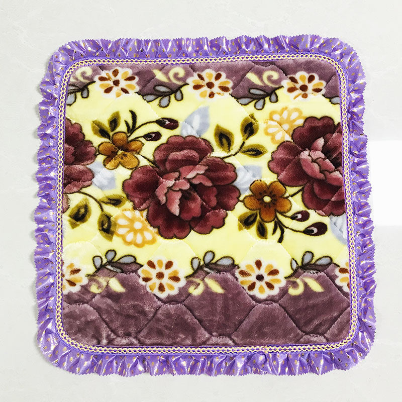 加厚毛绒坐垫冬季保暖屁股坐垫防滑椅子垫家用沙发餐桌椅凳子坐垫