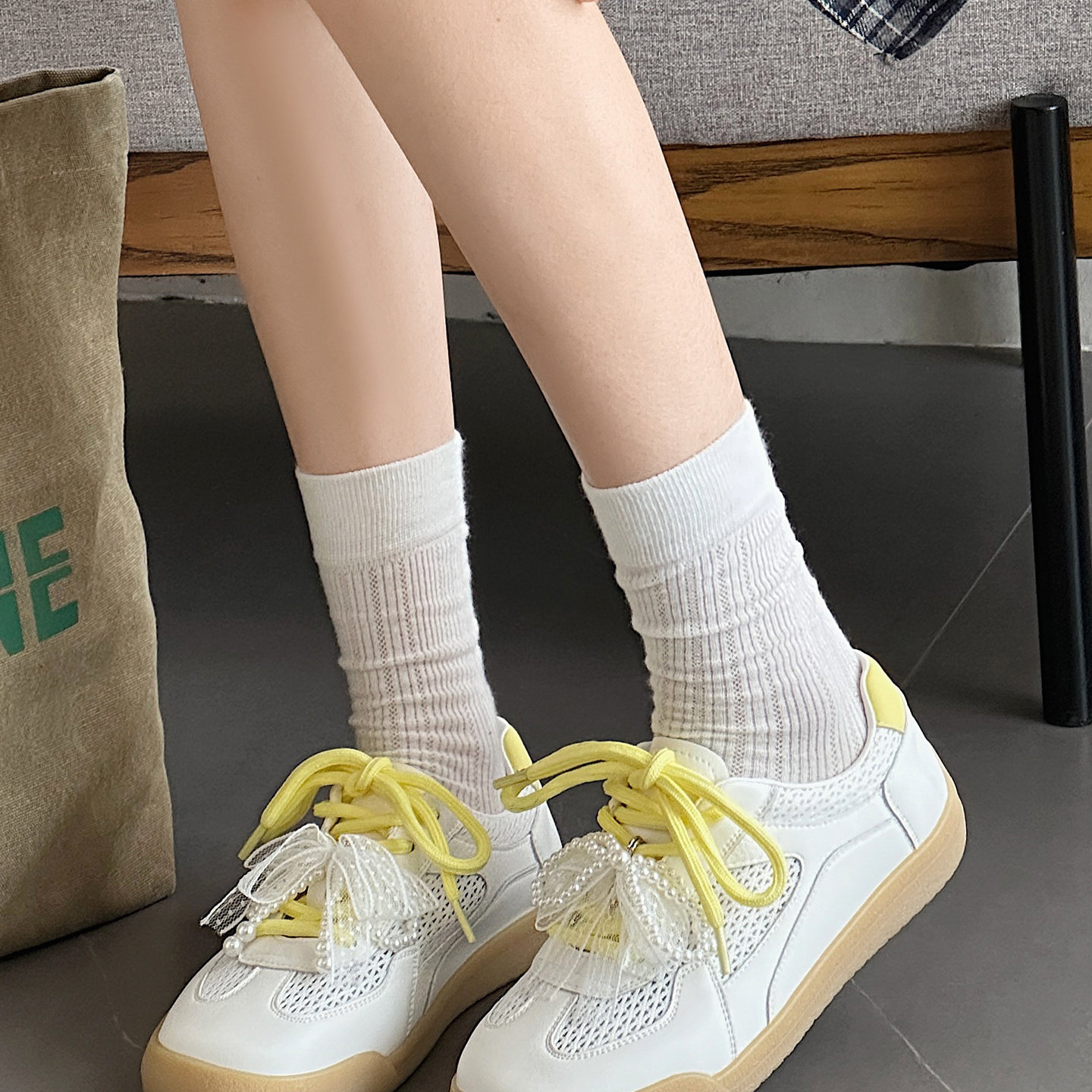 嘉俪多女鞋欧美休闲德训鞋牛皮网系带平底圆头深口2025春季新款,淘宝优惠券,粉丝福利购,淘宝优惠卷