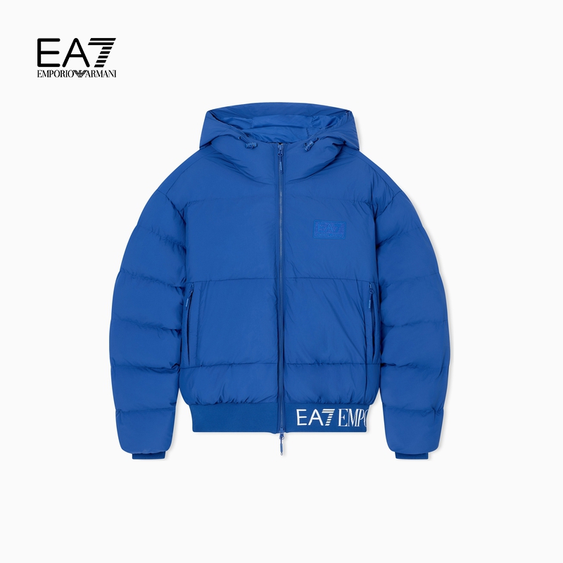 EMPORIO ARMANI/阿玛尼EA7/秋冬新款男短款加厚面包夹克棉服外套 - 图3