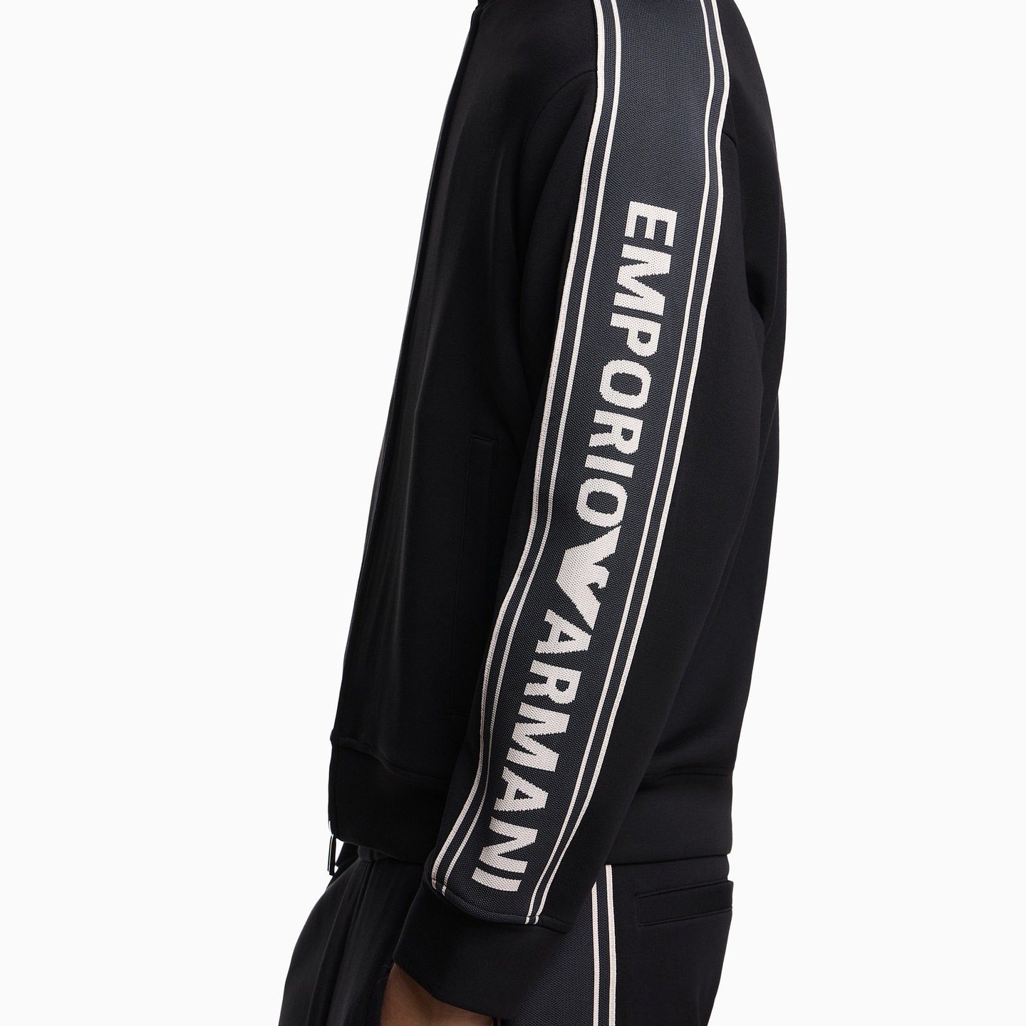 EMPORIO ARMANI/阿玛尼秋冬新款男运动拉链开衫立领卫衣夹克外套,淘宝优惠券,粉丝福利购,淘宝优惠卷