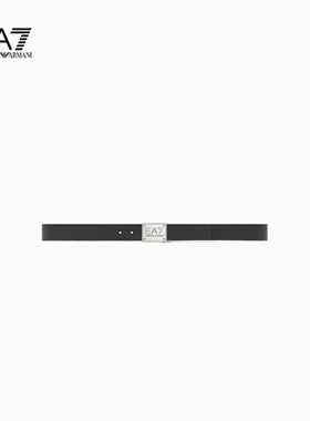 EA7/阿玛尼男女同款时尚板扣腰带