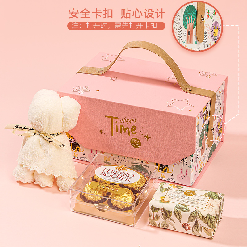 十岁生日宴回礼盒男儿童女10岁周岁生日伴手礼物零食宝宝喜糖礼包 - 图0