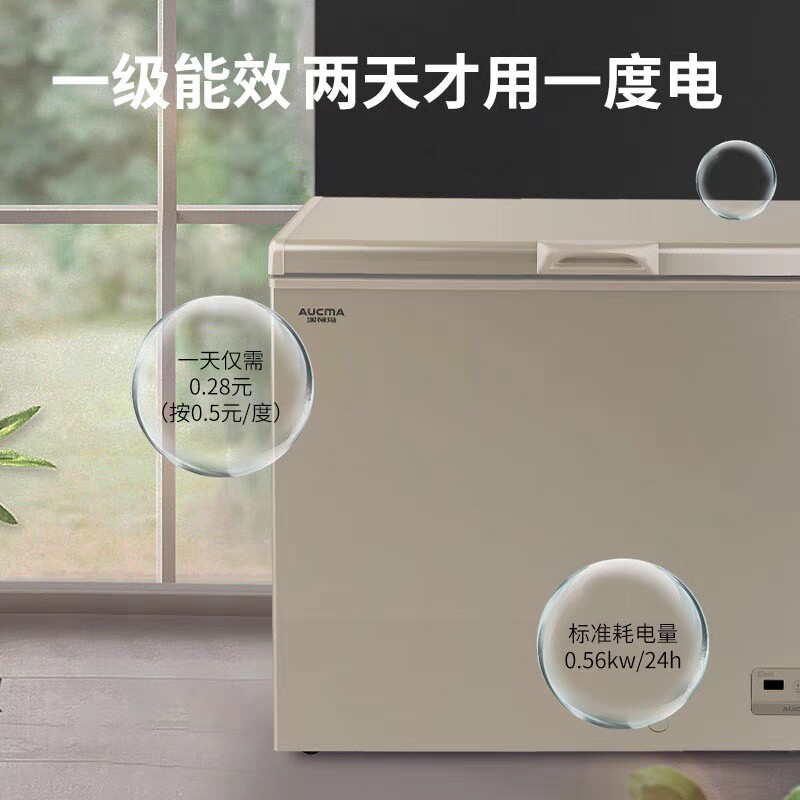 【送蒸锅】澳柯玛bc / bd-203fne冰柜 向达电器冷柜