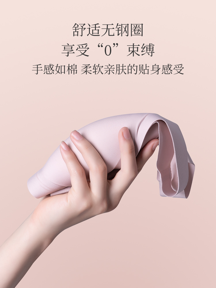 無痕運動內衣女小胸聚攏收副乳防下垂大胸顯小無鋼圈美背心式文胸_美熙琪旗艦店_女士內衣_男士內衣_家居服