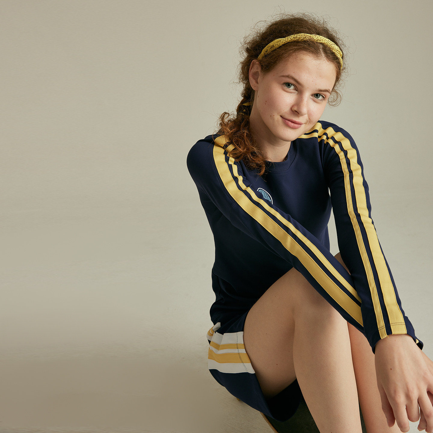 GYMNA美式复古运动健身衣女长袖T恤修身显瘦速干瑜伽跑步训练上衣,淘宝优惠券,粉丝福利购,淘宝优惠卷