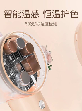 康夫吹风机家用F2高速吹风机负离子护发速干电吹风筒大功率大风力