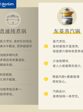 东菱蒸汽锅电蒸锅预约煲汤隔水炖盅多功能全自动电炖锅DL-9009