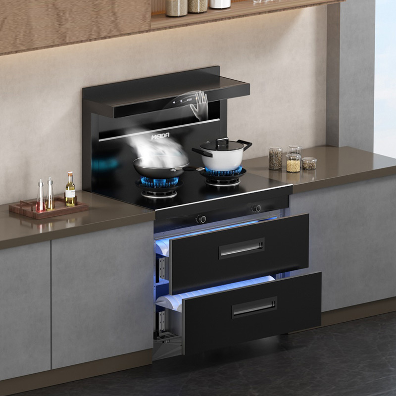 Meida J90-A integrated stove large-capacity disinfection cabinet integrated household range hood household stove JJZT/Y-930D