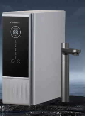 康宝800G家用厨下蜂窝聚水龙头双出水富锶净水器KBS-800G（808）