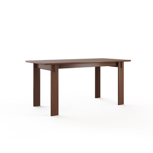 LB联邦家私实木餐桌餐厅饭桌原木风长方形餐台办公桌[KA2502餐台]