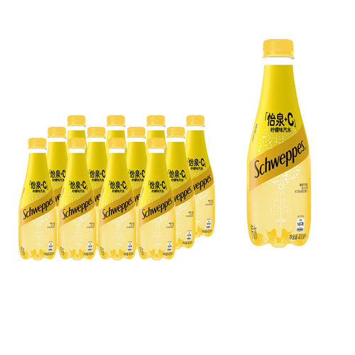 【直播间专属福利】可口可乐怡泉苏+c柠檬味汽水400ml*12瓶整件 - 图0