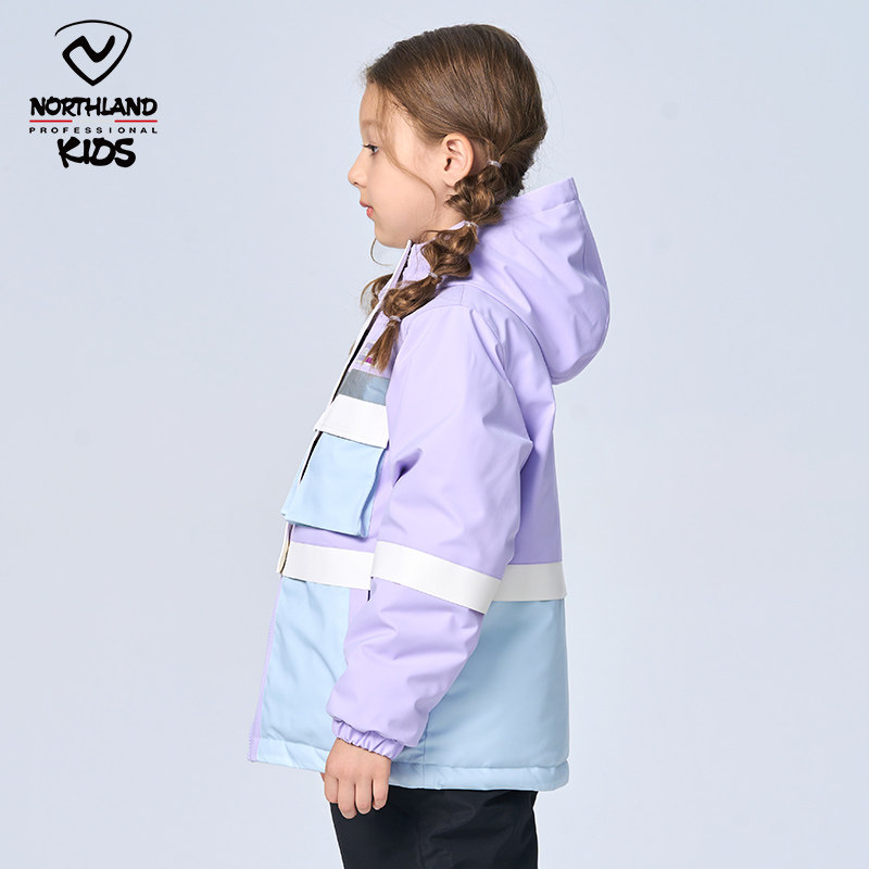 [商场同款]诺诗兰童装女童滑雪服新款中大童时尚杜邦棉防风棉服,淘宝优惠券,粉丝福利购,淘宝优惠卷