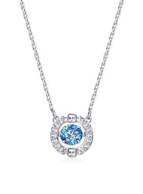 施华洛世奇跳动的心镶钻锁骨链