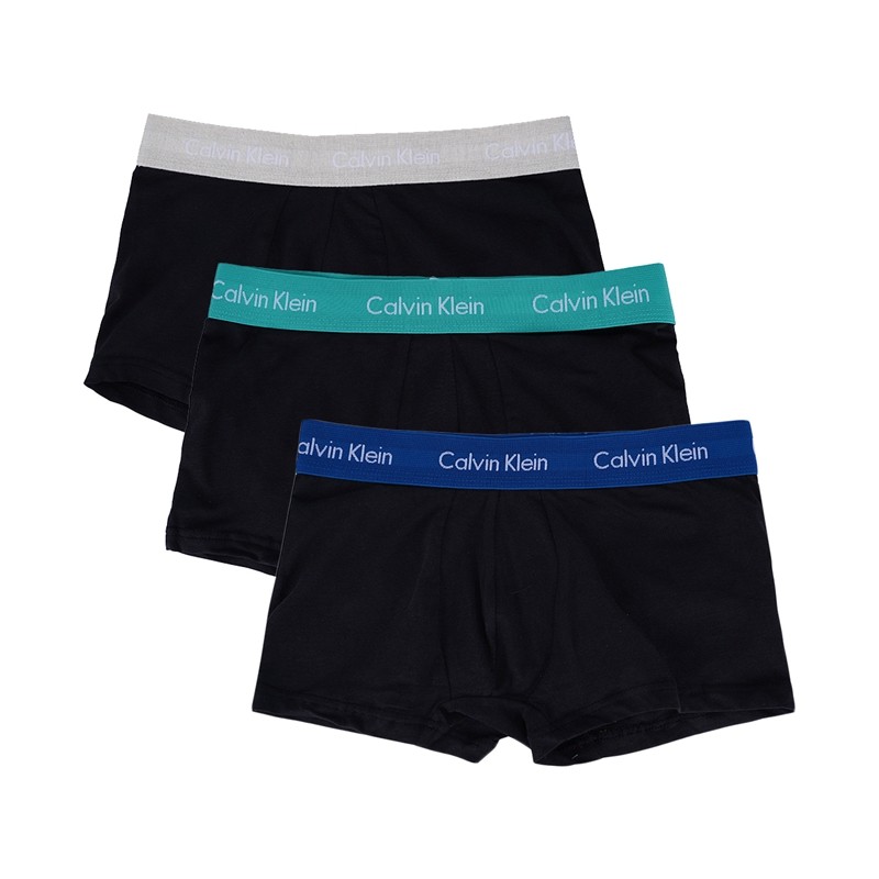 calvin klein三条装四角裤舒适短裤 Clim海外内裤
