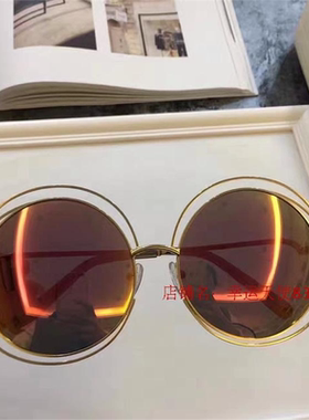 2025夏秋新款欧美女士前卫个性太阳眼镜欧洲站明星同奢华墨镜