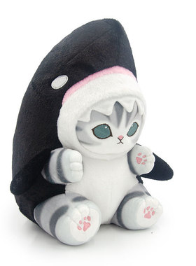 正版mofusand猫福珊迪鲨鱼猫海洋系列变装毛绒公仔日系可爱卡通萌