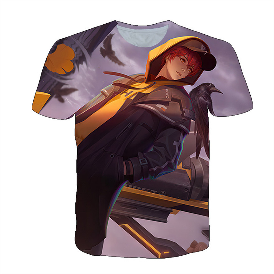 王者荣耀衣服曹操幽灵船长服地狱火t恤王者荣耀衣服马超短袖王者 荣耀短袖桖