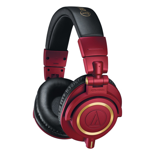 Audio Technica/铁三角 ATH-M50x头戴式有线监听HIFI高保真音乐耳 - 图1