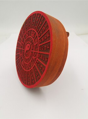 道用品 太上救苦往上神咒 小印板 红花梨木印 道家用品
