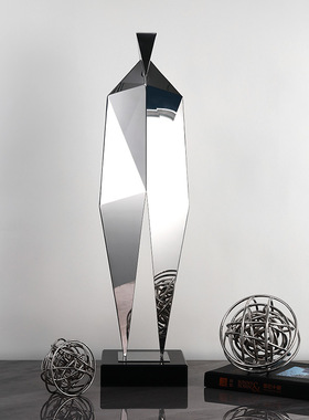 可定制创意抽象人物雕塑摆件