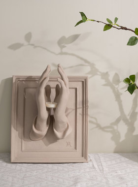 可定制创意《祈祷之手》艺术挂件