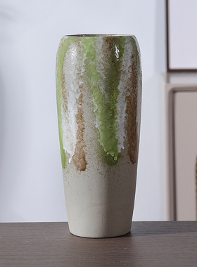 感窑变陶瓷花瓶欧美轻奢复古