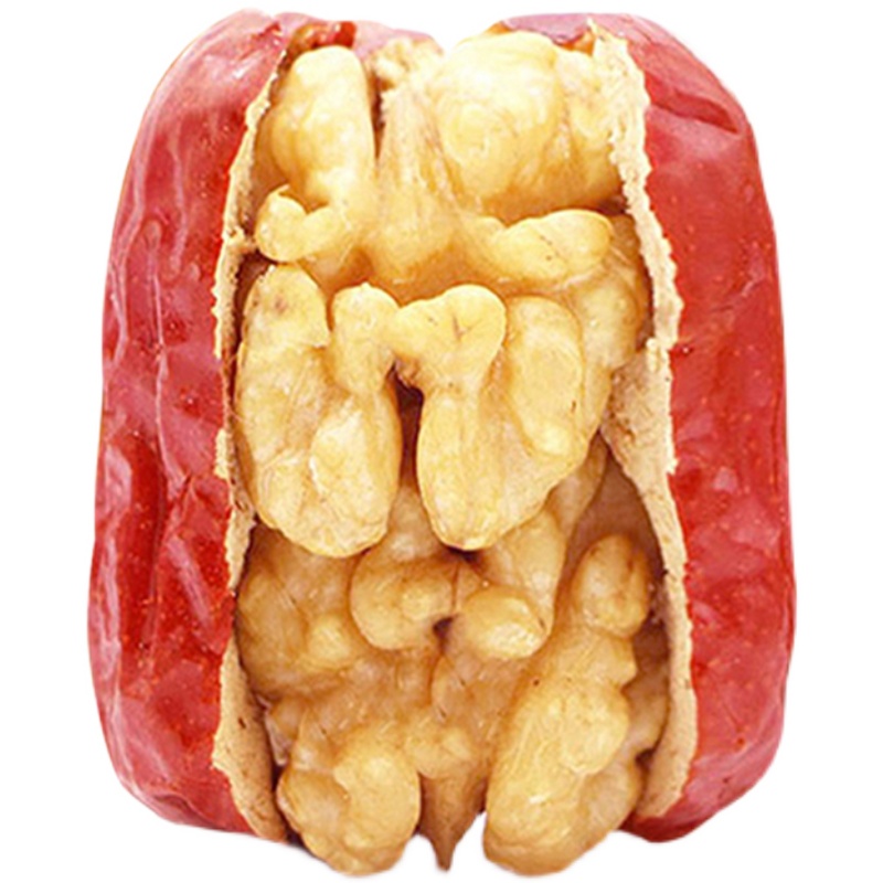买1送1新货/红枣夹核桃仁1000g新疆特产大枣真空小包装孕妇果抱抱-图3