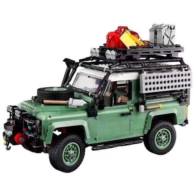Chinese building blocks creative and versatile classic Land Rover Defender 90 off-road vehicle model 10317 boy assembly toy