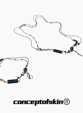 conceptofskin肌理概念 多巴胺配饰choker｜彩虹项链 手链