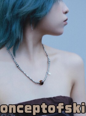 【明星同款】conceptofskin极速地壳光芒悦己项链简约高级感水晶