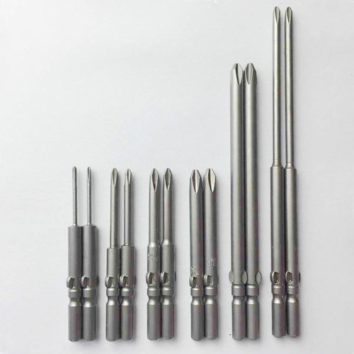 电动螺丝刀头 801电动十字40MM4C电起子头 电批咀电批头 4mm批头 - 图1