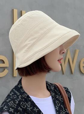 稀饭泥萌渔夫帽逛街休闲女春夏