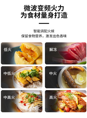 格兰仕变频不锈钢微波炉微烤一体