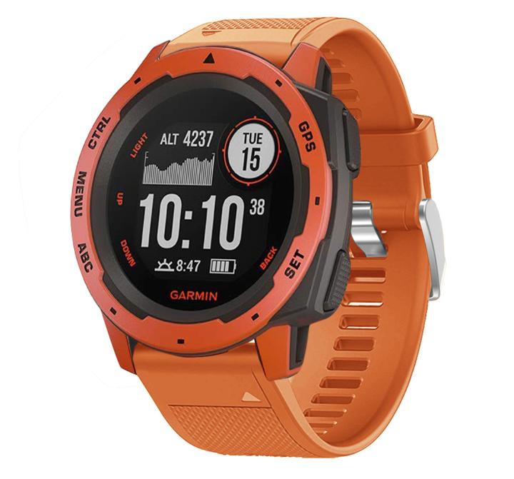 适配Garmin佳明飞耐时5s plus快拆透气Fenix6s pro硅胶运动表带-图1