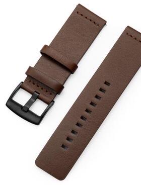 适用Fossil men's Gen5代手表女男款Women's真皮时尚潮流表带22mm