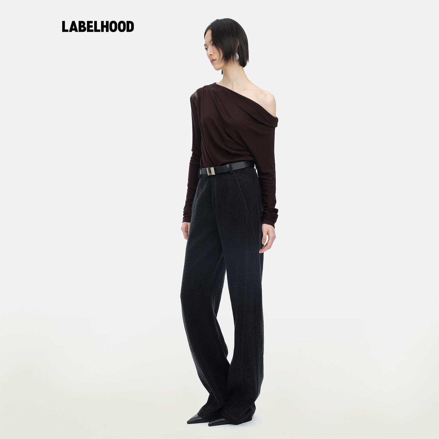 【YIRANTIAN】蕾虎简约休闲牛仔茧型长裤百搭秋冬新女装裤子,淘宝优惠券,粉丝福利购,淘宝优惠卷