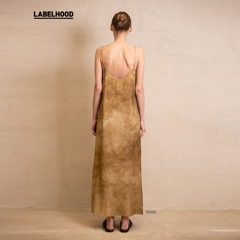 【UMA WANG】蕾虎设计感简约复古中式吊带ANAYADRESS女装裙子秋冬,淘宝优惠券,粉丝福利购,淘宝优惠卷