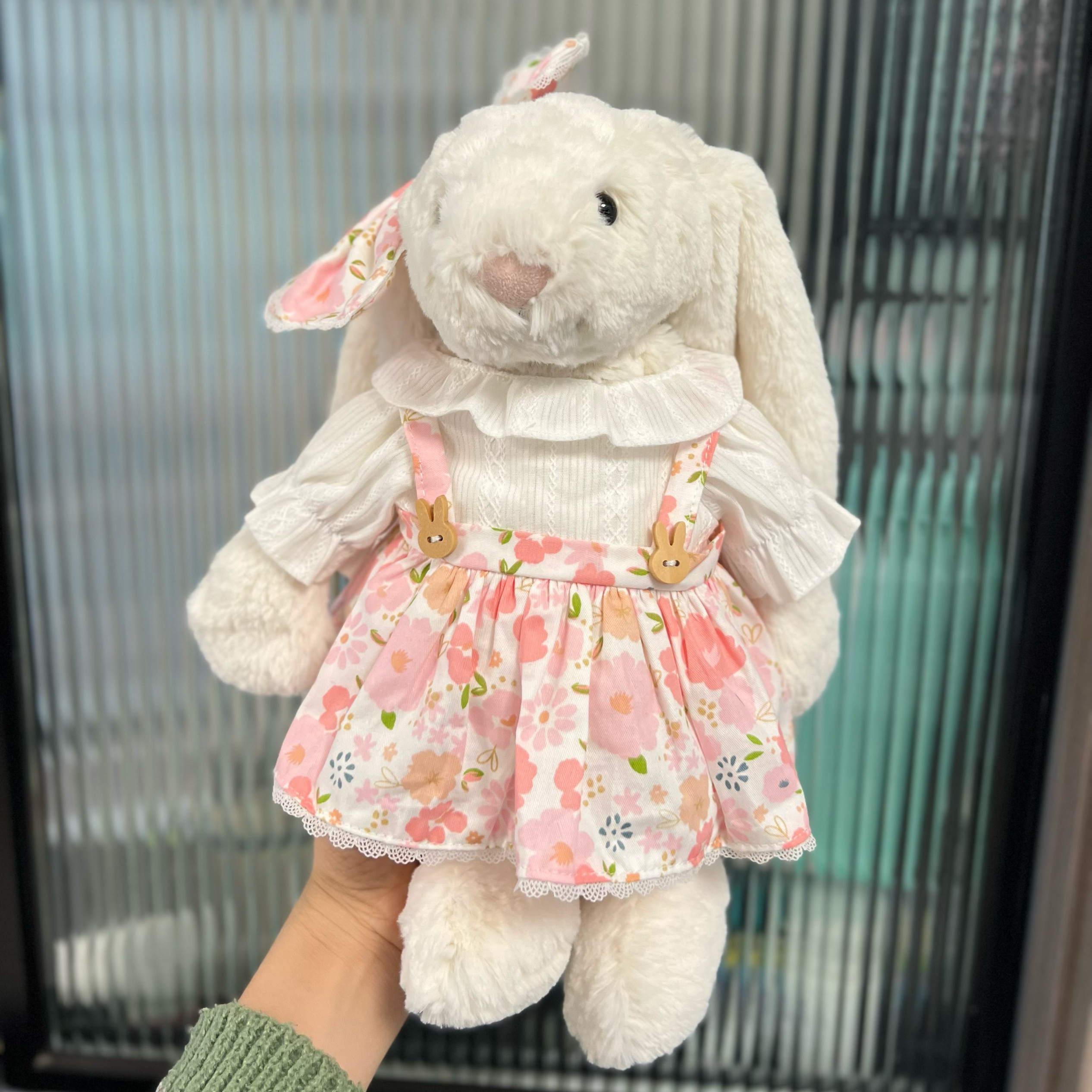 Jellycat31cm邦尼兔衣服36cm兔子春天新款连衣裙子毛绒玩偶娃衣-图1