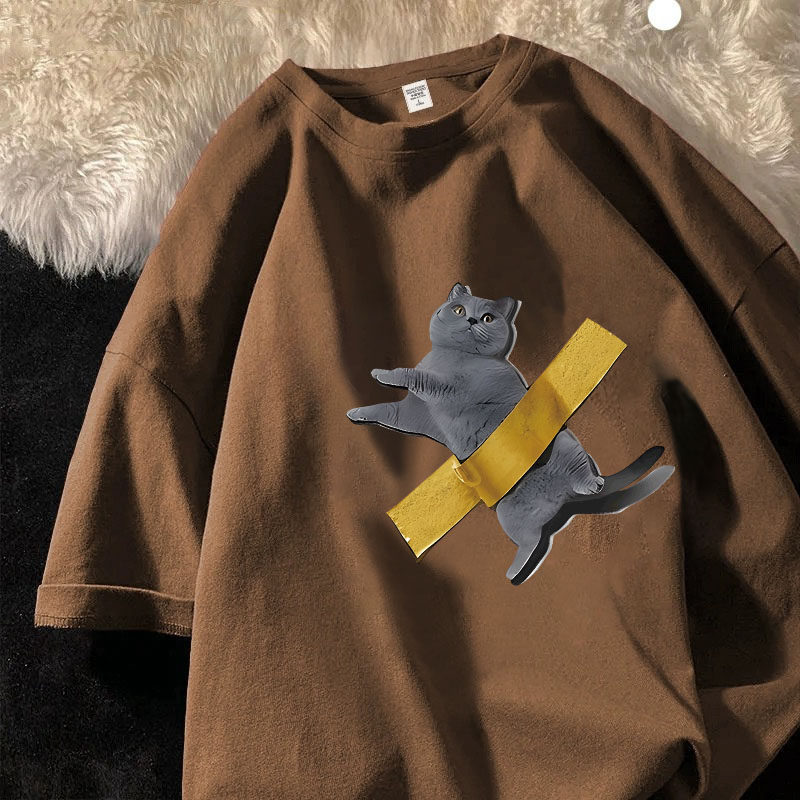 外贸原单正品尾货清仓~个性新款小众休闲男女百搭印花短袖T恤宽松,淘宝优惠券,粉丝福利购,淘宝优惠卷