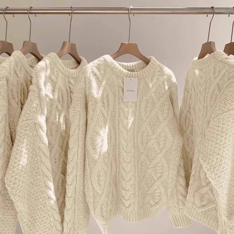 奥特莱斯~品牌外贸专柜捡漏麻花毛衣秋冬保暖加厚圆领男女针织衫,淘宝优惠券,粉丝福利购,淘宝优惠卷