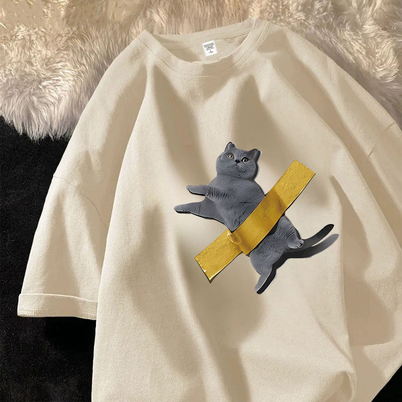 外贸原单正品尾货清仓~个性新款小众休闲男女百搭印花短袖T恤宽松,淘宝优惠券,粉丝福利购,淘宝优惠卷