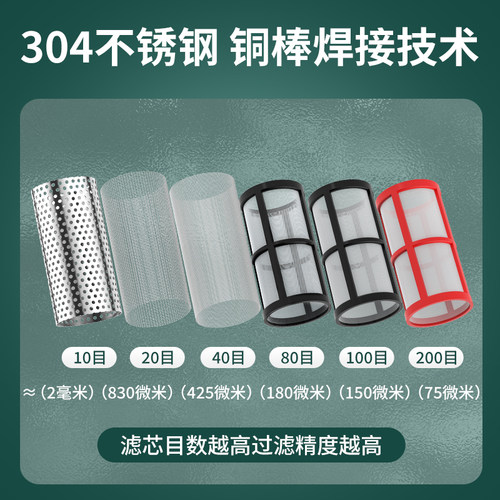 自来水管道前置过滤器农用灌溉机鱼缸养殖软管宝塔接头泥沙过滤网 - 图2