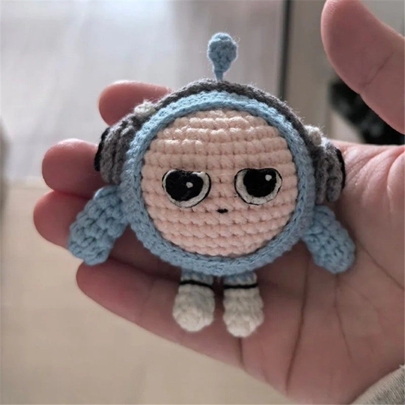 蛋仔派对玩偶手工毛线钩针钩织蛋仔派对玩偶diy材料包挂件车钥匙扣自制礼物